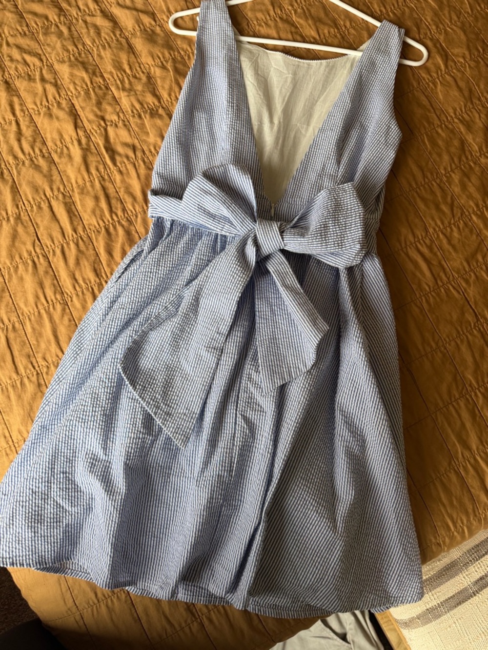 LJ Seersucker Dress 🩵